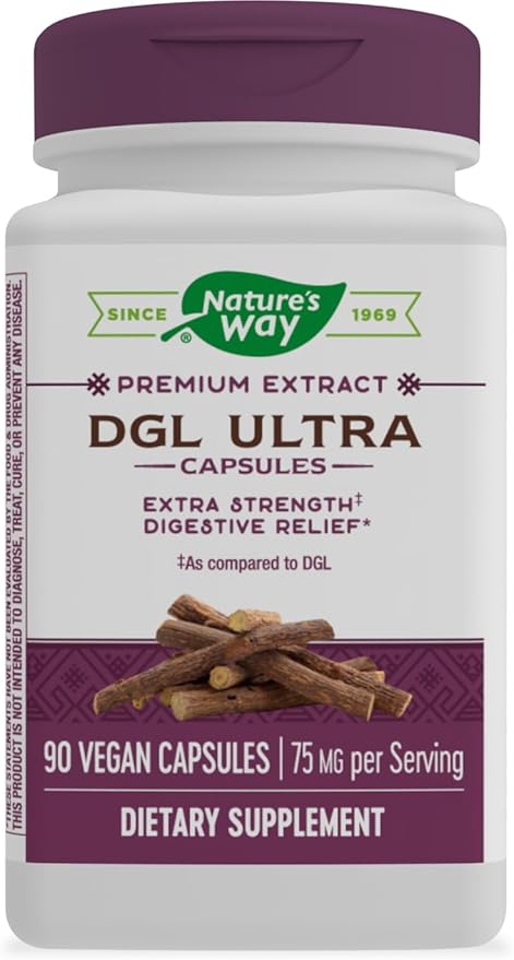 DGL Ultra 90 Vegan Capsules Extra Strength