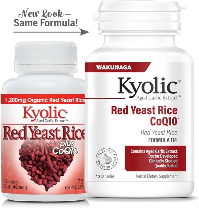 Kyolic Red Yeast Rice CoQ10 Formula 114