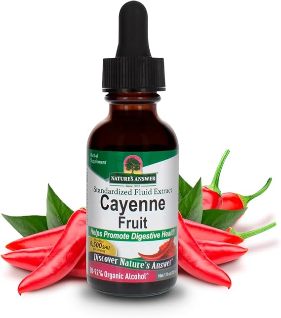 NATURE'S ANSWER CAYENNE CAPSICUM TINCTURE 1OZ