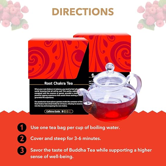 BUDDHA TEAS Organic Root Chakra Tea 18 BAG