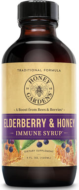 Honey Gardens Elderberry & Honey Elderberry & Honey 4floz