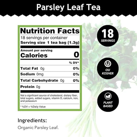 BUDDHA TEAS Organic Parsley 18 BAG