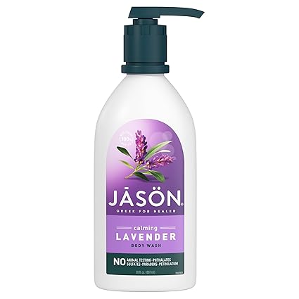 JASON NATURAL PRODUCTS LAVENDER SATIN SHOW BODY WASH 30OZ