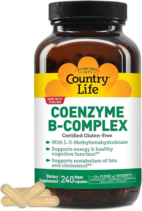 Country Life COENZYME B-COMPLEX 240 Vegicaps