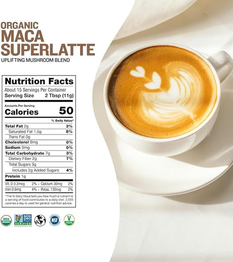 Sunfood SuperLatte, Maca  6oz