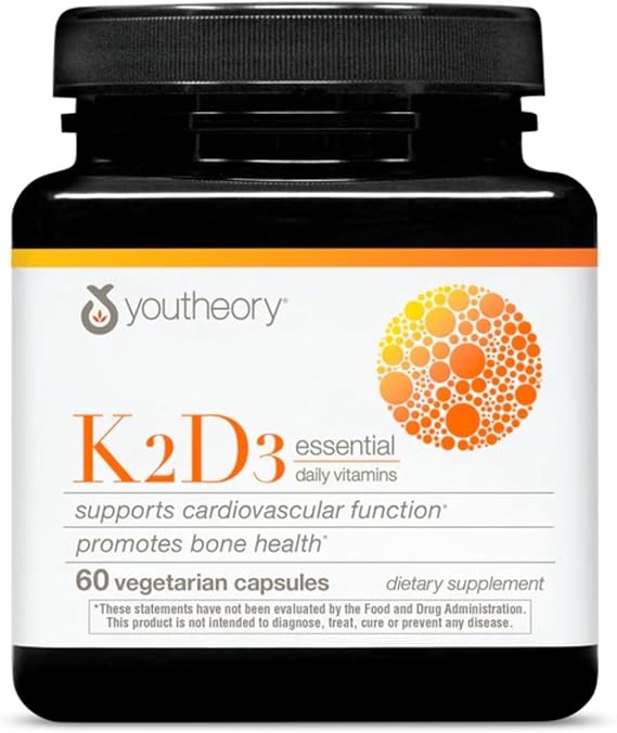 YOUTHEORY K2/D3 CAPSULES 60CT