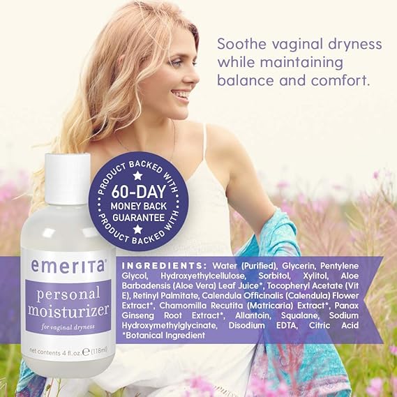 Emerita Intimate Moisturizer Fragrance Free 4oz