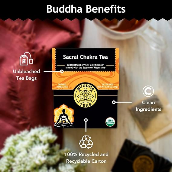 BUDDHA TEAS Organic Sacral Chakra Tea 18 BAG