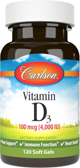 Vitamin D3 100 mcg (4,000 IU)