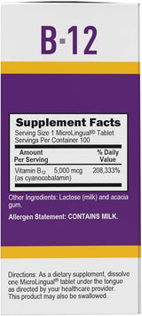 Superior Source Cyanocobalamin B-12 5,000 mcg