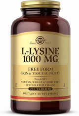 Solgar L-Lysine 1000 mg Tablets 250tablet