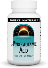 SOURCE NATURALS L-PYROGLUTAMIC ACID 1000MG 60T