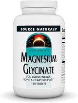 SOURCE NATURALS MAGNESIUM GLYCINATE 180T