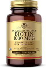 Solgar Biotin 1000 mcg Vegetable Capsules 100V cap