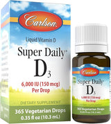 Super Daily D3 6,000 IU (150 mcg) Per Drop