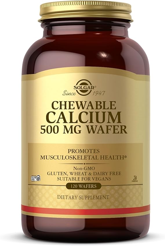 Solgar Chewable Calcium 500 mg Wafers 120tablet