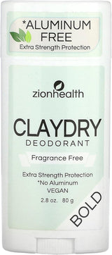 Zion Health Clay Dry Bold - Fragrance Free 2.8 oz