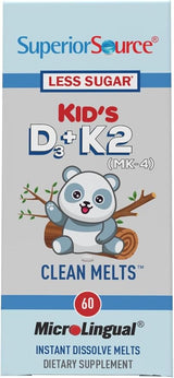 Superior Source KIds D3+K2 (MK-4) Clean Melts