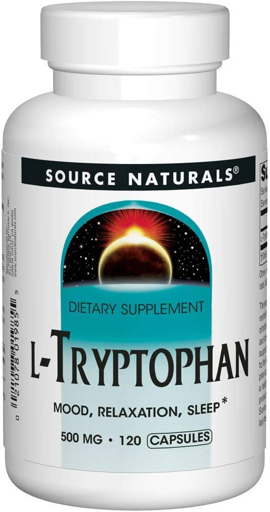 SOURCE NATURALS L-TRYPTOPHAN 500MG CAPS 120C