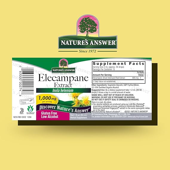 NATURE'S ANSWER ELECAMPANE ROOT 1OZ