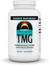 SOURCE NATURALS TMG TRIMETHYLGLYCINE 750MG 60T