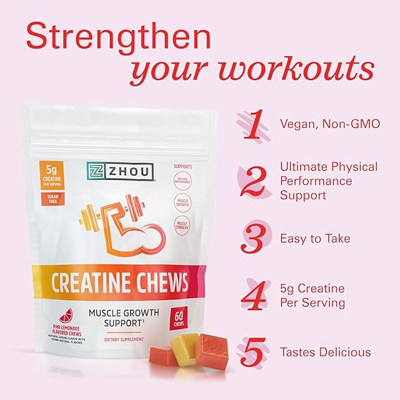 Zhou Nutrition Creatine Gummies Zhou