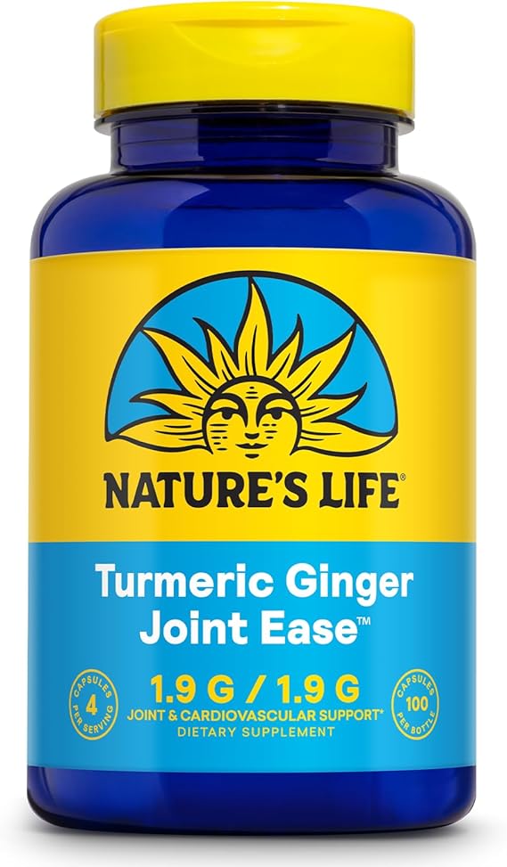 Natures Life Turmeric Ginger Joint Ease 100ct