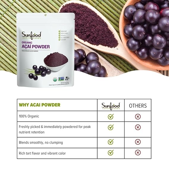 Sunfood Açaí Powder 4oz