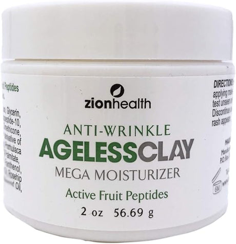 Zion Health Ageless Clay Anti Wrinkle Cream -SC 2 oz