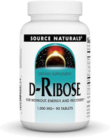 SOURCE NATURALS D-Ribose tablets 1000 mg