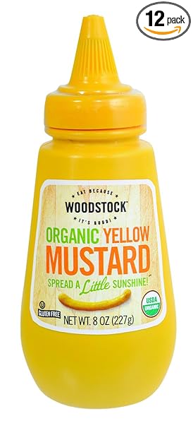 WOODSTOCK Mustard, Yellow 8 OZ