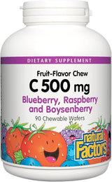 C 500 mg Blueberry, Raspberry, & Boysenberry