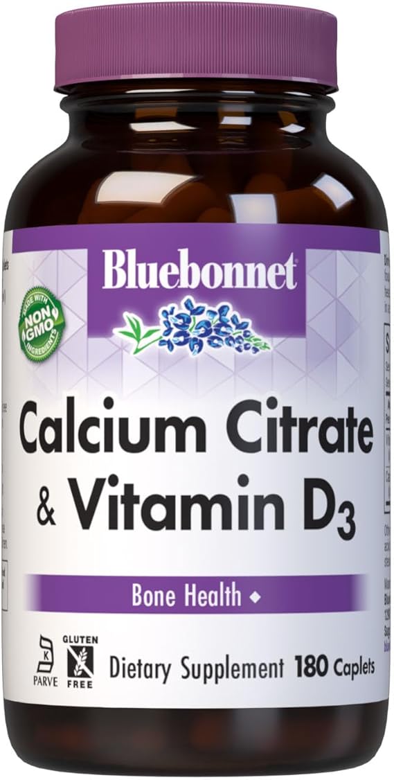 Bluebonnet Calcium Citrate & Vitamin D3