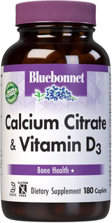 Bluebonnet Calcium Citrate & Vitamin D3