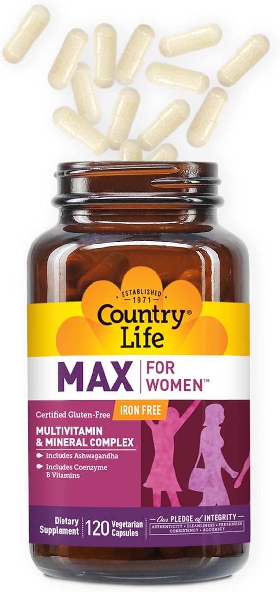 Country Life MAX WOMEN MULTI & MIN COMPLEX 120 Tablet