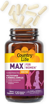 Country Life MAX WOMEN MULTI & MIN COMPLEX 120 Tablet