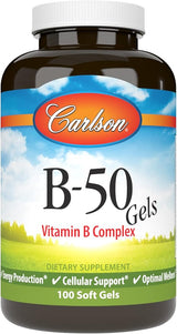 Carlson  B-50 Gels Vitamin B Complex