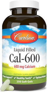 Carlson Liquid Filled Cal-600 600 mg Calcium