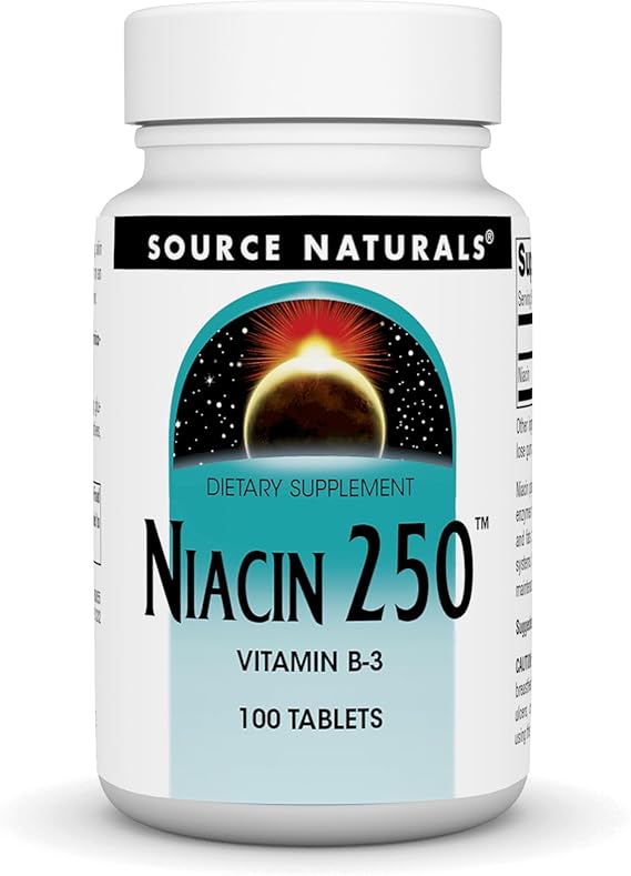 SOURCE NATURALS NIACIN 250MG 100T