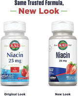 Kal Niacin Strawberry 200CT 25MG Tablet