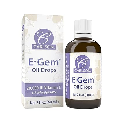 CARLSON E GEM OIL DROPS 20,000 IU VITAMIN E 2 OZ