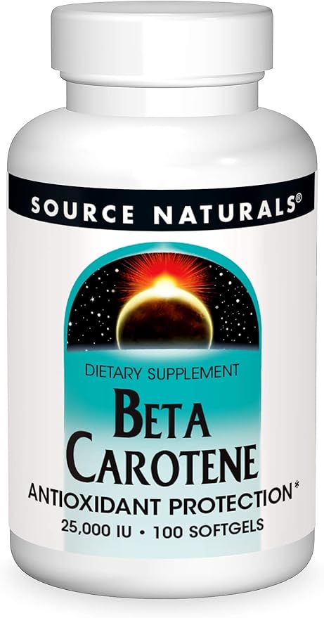 SOURCE NATURALS BETA CAROTENE 25000IU 100SG