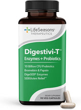 Life Seasons Digestivi-T Enzymes + Probiotics 90 Veg Capsules