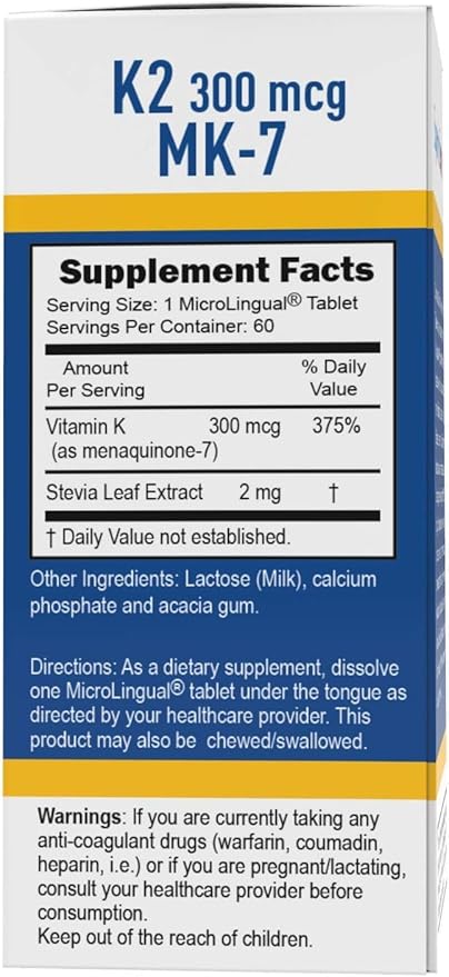 Vitamin K-2 300mcg MK-7