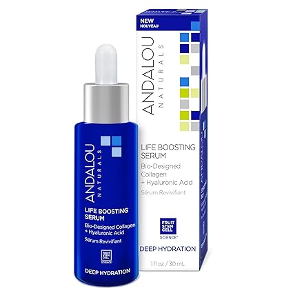 Andalou Naturals Life Boosting Serum Bio-Design Collagen + Hyaluronic Acid