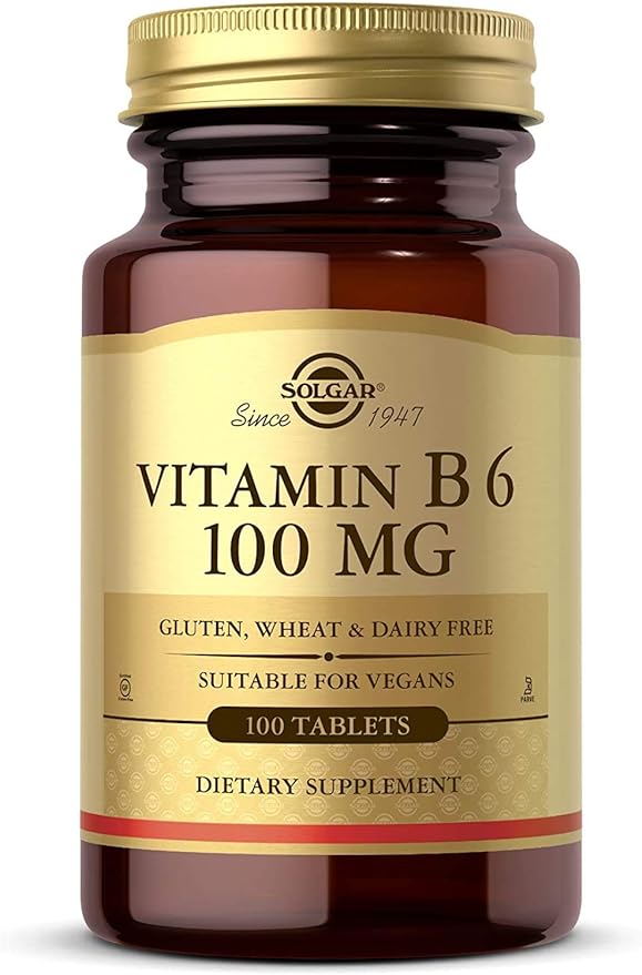 Solgar Vitamin B6 100 mg Tablets 100tablet