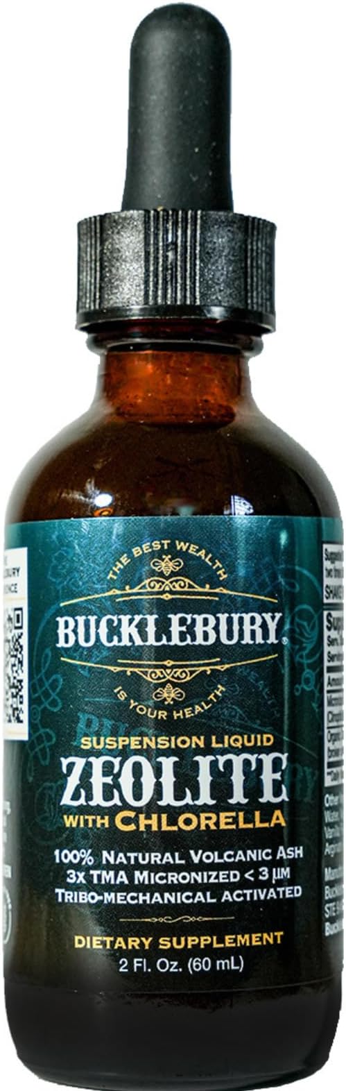 BUCKLEBURY ZEOLITE W/ CHLORELLA LIQUID SUSPENSION 2OZ