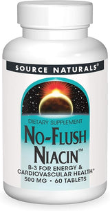 SOURCE NATURALS NO FLUSH NIACIN 500MG 60T