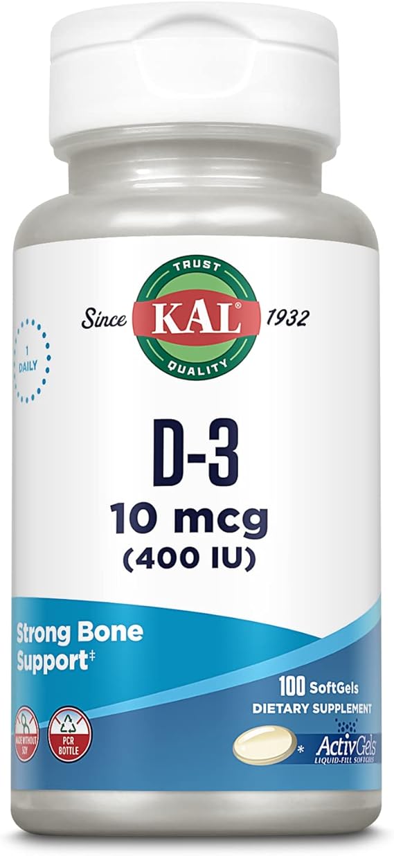 Kal D3 100CT 10MCG Softgel