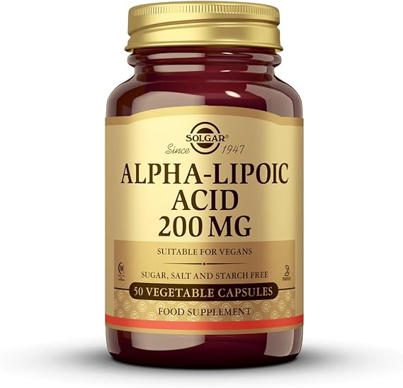 Solgar Alpha Lipoic Acid 200 mg Vegetable Capsules 50V cap